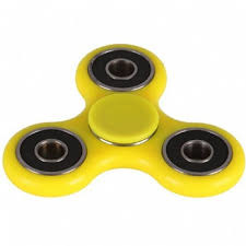 Fidget spinner geel