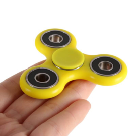 Fidget spinner geel