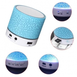 Led Bluetooth speaker blauw