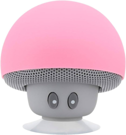 Bluetooth speaker paddenstoel licht Roze