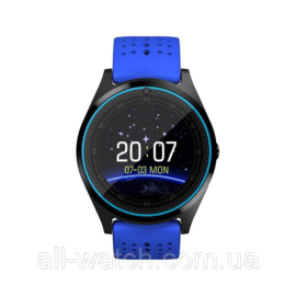 Smartwatch V9 blauw-zwart