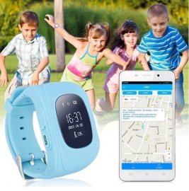 Kids Watch met GPS en locatie zoeker, blauw