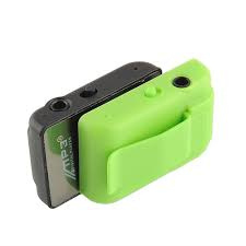 Mini MP3 speler met oortjes groen