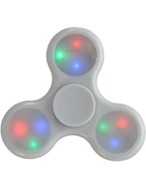 Fidget spinner met led, grijs