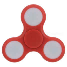 Fidget spinner met led, rood