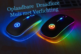 Draadloze usb muis met led