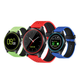 Smartwatch V9 rood-zwart