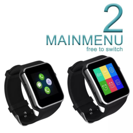 Smartwatch X6 zwart