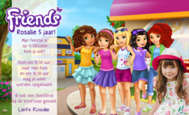 Lego Friends - Uitnodiging