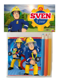 Brandweerman Sam Kleursetje