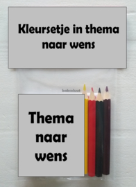 Kleursetje naar wens