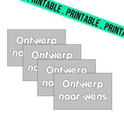 Printable - Labeltjes