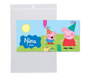 Peppa Pig Labelzakje