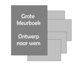 Grote kleurboek - Ontwerp naar wens