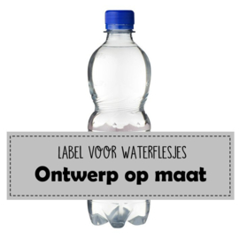 Waterfles labels - ontwerp op maat