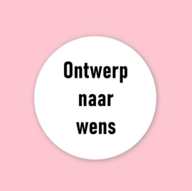 Stickers tekst naar wens - 10 stuks