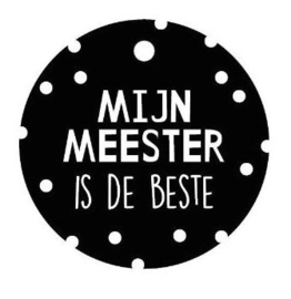 Cadeaukaartje "Mijn meester is de beste"