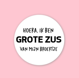 Grote zus Stickers - 10 stuks