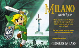Zelda Link - Uitnodiging 01