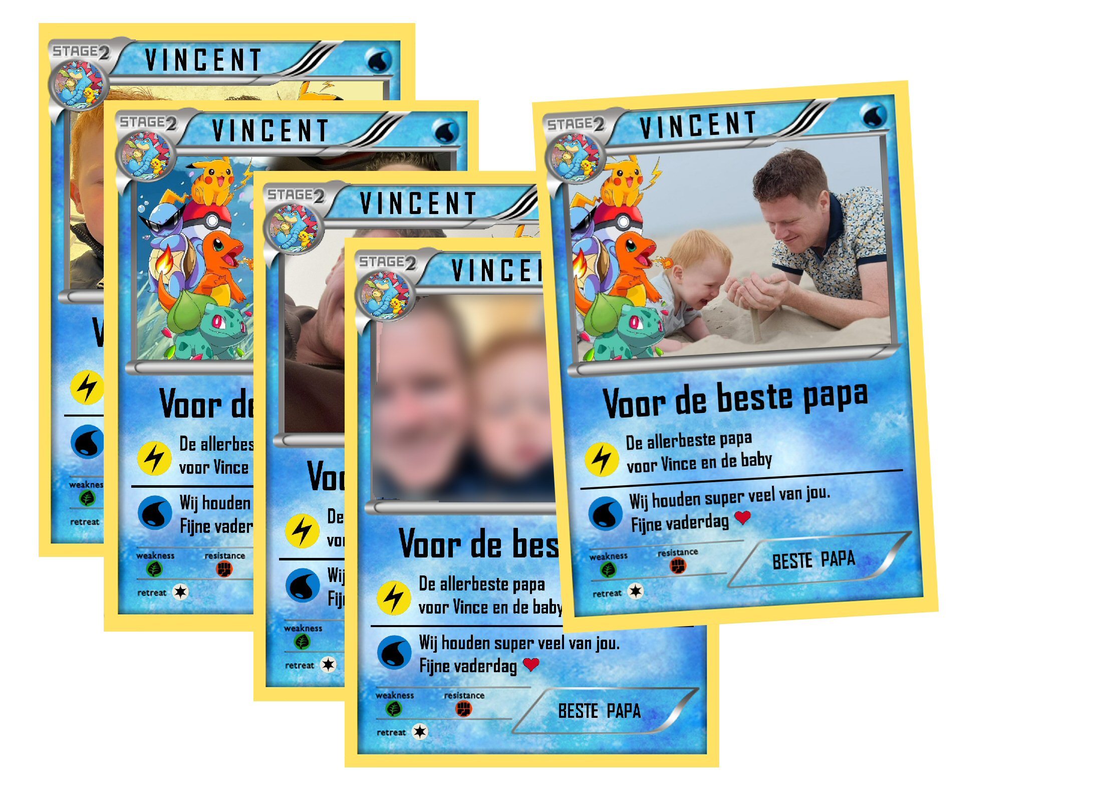 Pokemonkaart Vaderdag
