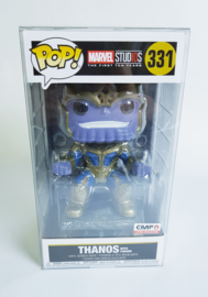 Funko Pop Thanos on throne protector
