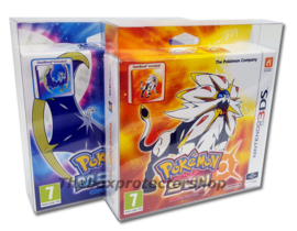 1 x Boxprotector 3DS Pokemon Sun & Moon Ruby & Sapphire