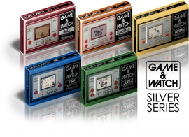 5 x Game & Watch GOLD & SILVER Protector 0.4MM !