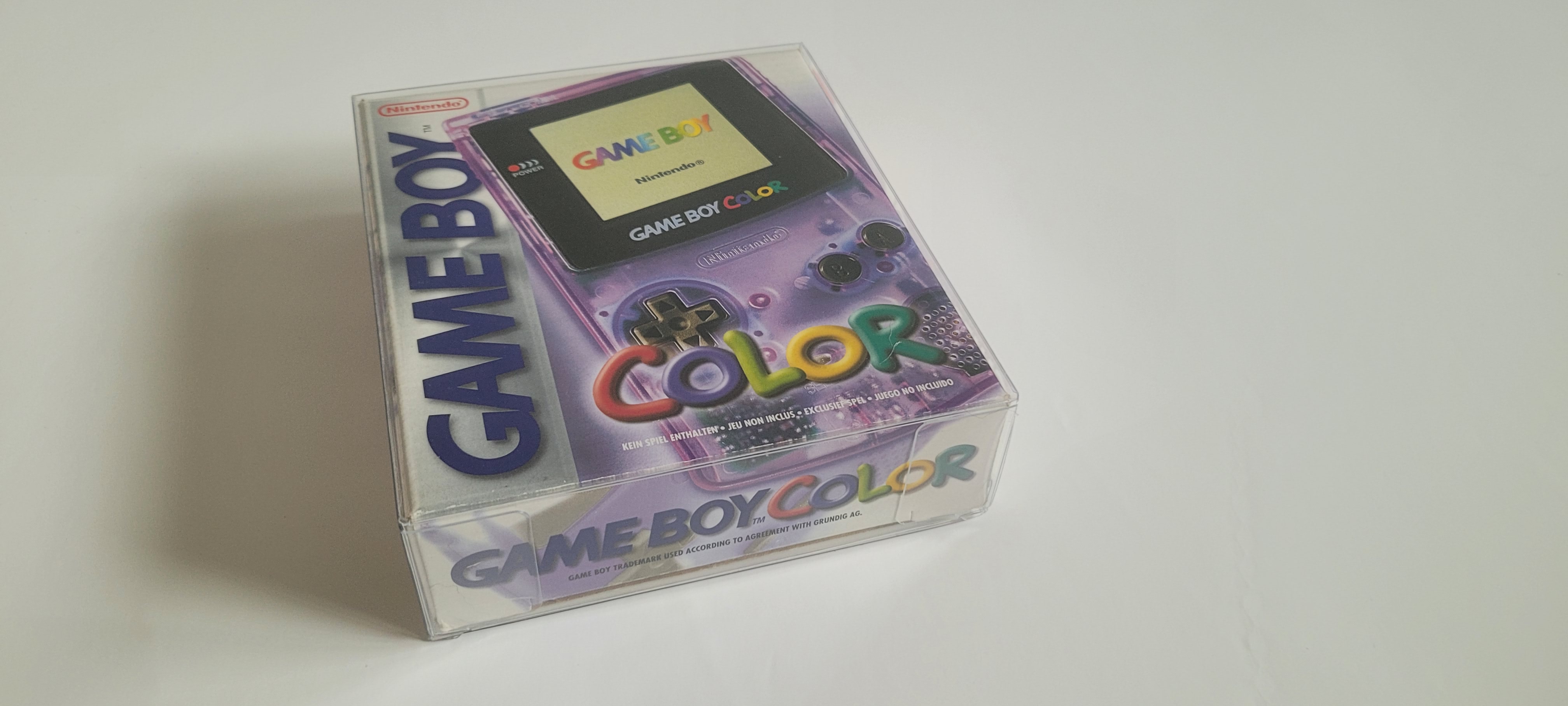 1x Snug Fit Box Protectors For Gameboy Color 0.5MM !