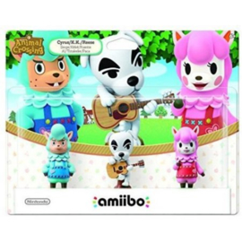 Amiibo 3 pack Protector Splatoon, Mii Fighters and Animal Crossing 3 & more