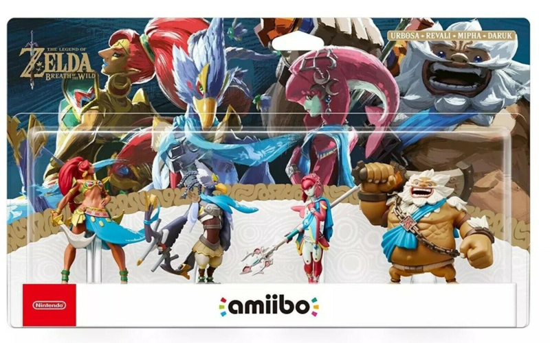 Snug Fit Box For Amiibo The of Zelda Champions | Amiibo The Legend of Champions 4 pack BOTW | boxprotectorshop