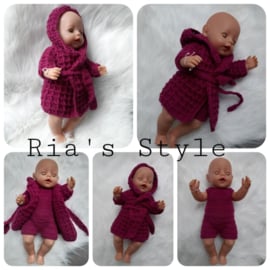 Haakpatroon Baby Born 3 setjes
