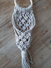 Plantenhanger macrame patroon