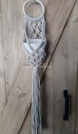 Plantenhanger macrame patroon