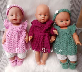 Haakpatroon Baby Born 3 setjes