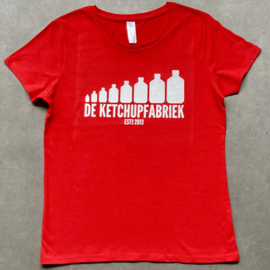 t-shirt DKF rood [dames]