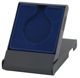 Medailledoos met deksel blauw-zwart B64.09