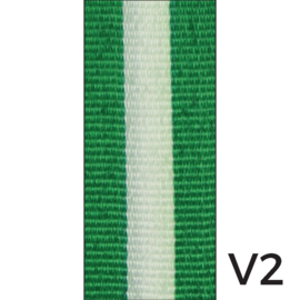 Halslint groen-wit-groen (per 100 stuks)