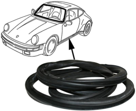 Porsche Voorruitrubber voor modellen met sierlijst 91154122500