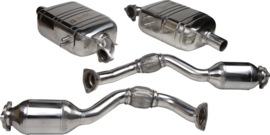 Porsche Sport Exhaust set with 200 cells 3-way Converters DANSK KSN98300S