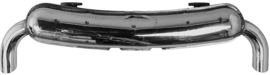 Porsche Sport muffler dual 70 mm outlet pipes Stainless Steel polished TÜV DANSK 91111102501SD