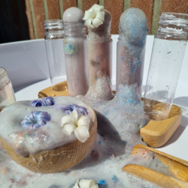 Potionhouder met 5 flesjes