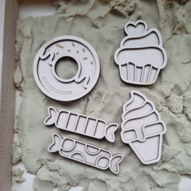 Mini vulvormen set zoet