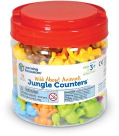 Learning Resources - Wild About Animals Jungle Counters® (Set of 72)