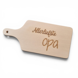 Borrelplank beuken 30,5cm - Allerliefste opa