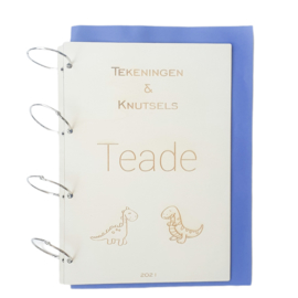 Bewaarbundel - A4  knutselwerkjes - dino