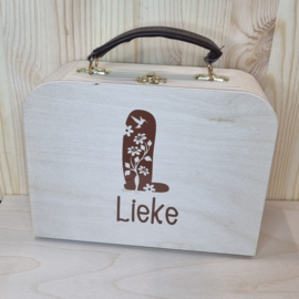 Houten koffertje - Lieke