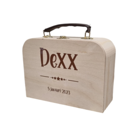 Houten koffertje - Dexx