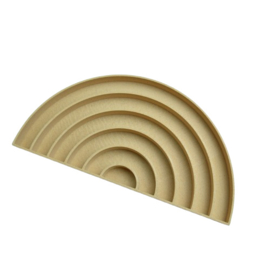 Bio playtray regenboog - houtvezel