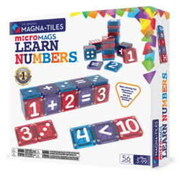 MAGNA-TILES® microMAGS Learn Numbers 56 stuks