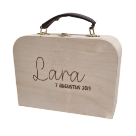 Houten koffertje - Lara